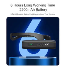 Load image into Gallery viewer, Tangxi Head Mounted Video Camera, 4K 60FPS Head Mounted Camcorder 42MP 120 Wide Angle EIS 6.0 Anti Shake APP Control Wearable Vlog Camera for Sports Travel_4340
