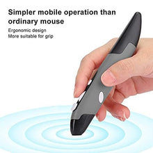 Load image into Gallery viewer, Tangxi Optical Pocket Pen Mouse,2.4G USB Digital Optical Pen Mouse,4 Adjustable 800/1200/1600 DPI Ergonomic for PC TV Laptop Computer(Grey)_13
