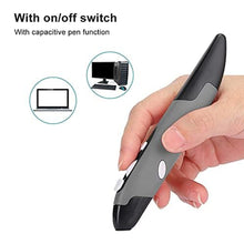 Load image into Gallery viewer, Tangxi Optical Pocket Pen Mouse,2.4G USB Digital Optical Pen Mouse,4 Adjustable 800/1200/1600 DPI Ergonomic for PC TV Laptop Computer(Grey)_15
