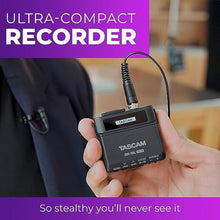 Load image into Gallery viewer, TASCAM DR-10L Pro Field Recorder with Lavalier Microphone and 32-bit Float Recording for Audio for Video Supports 512GB microSDXC and LTC Jam Sync for Seamless Timecode Synchronization_1294
