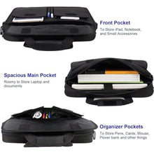 Load image into Gallery viewer, Taygeer 17 Inch Laptop Bag, Professional Business Briefcase for Men, Black_766
