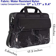 Load image into Gallery viewer, Taygeer 17 Inch Laptop Bag, Professional Business Briefcase for Men, Black_767
