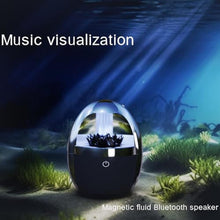 Load image into Gallery viewer, Taysem Ferrofluid Speaker Sound Visualizer - Dancing Ferrofluid Display Ferro Fluid, Small Transparent Bluetooth Magnetic Fluid Speaker Birthday Gifts for Men (Black)_3843
