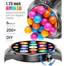 Load image into Gallery viewer, TAYSHILEY Smart Watches for Men, 1.73" AMOLED Smartwatch with 100 Sports Modes, Heart Rate/Sleep Monitor, Bluetooth Phone Calls, IP67 Waterproof,Fitness Tracker for iPhone/Android (RB Black), RBBlack_1877
