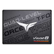 Load image into Gallery viewer, TEAMGROUP T-Force Vulcan Z 4TB SLC Cache 3D NAND QLC 2.5 Inch SATA III Internal Solid State Drive SSD (R/W Speed up to 550/470 MB/s) T253TY004T0C101, Black_1
