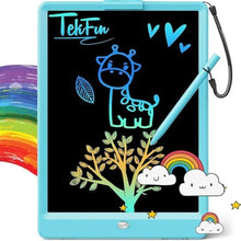 Load image into Gallery viewer, TEKFUN LCD Writing Tablet for Kids, 10-inch Coloring Drawing Pad, Mess Free Doodle Board, Airplane Travel Toys for Boys and Toddlers, Road Trip Essentials, Gifts for 3 4 5 6 7 8 Year Old Girls(Blue)_1
