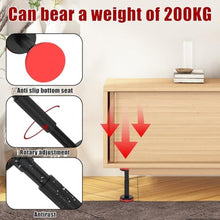 Load image into Gallery viewer, Telescopic Support Pole, Undermount Support System, Cabinet Support Pole Rod, Supports up to 440 lbs Support Bracket, 7.09-17.72inch Cabinet Lifting Bracket for Cabinet Sofa Sink (2Pcs Nylon)_728
