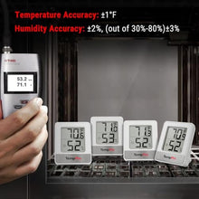 Load image into Gallery viewer, TempPro TP49 3 Pack Digital Hygrometer Indoor Thermometer, WhiteIndoorThermometer_122

