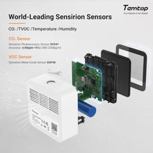 Load image into Gallery viewer, Temtop M10+ 6-in-1 CO2 Meter &amp; Indoor Air Quality Monitor, PremiumBluetoothCOPMAQIVOCTempHumidity_379
