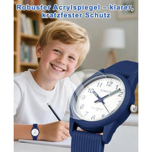 Load image into Gallery viewer, TENOCK Kids Analog Watches for Girls Boys Watches with Soft Band Learning Time 50M Waterproof Children Watch Easy to Read for Ages 4-12 Kids Gift (Blue)_8192
