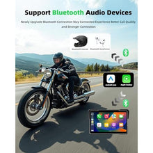 Load image into Gallery viewer, Tenpmas 2026 Motorcycle CarPlay Screen &amp; Android Auto 7" Pantalla Carplay, black_109
