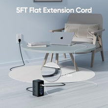 Load image into Gallery viewer, TenTrend Power Strip Tower, 230W Charging Station with Multiple Devices, BlackBlue_707
