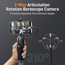 Load image into Gallery viewer, Teslong USB-C Two-Way Articulating Borescope for Home &amp; Auto Inspection, black_509
