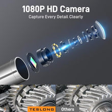 Load image into Gallery viewer, Teslong USB-C Two-Way Articulating Borescope for Home &amp; Auto Inspection, black_512
