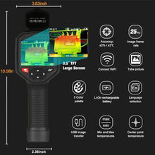 Load image into Gallery viewer, Thermal Imaging Camera 256x192 IR Resolution Handheld Infrared WiFi Thermal Camera 3.5" Screen with Analysis Software, Thermal Camera Home Inspection,Thermal viewer,Thermal Vision, Black_6426
