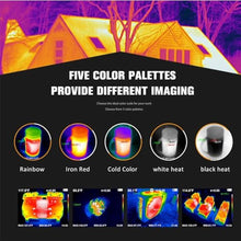 Load image into Gallery viewer, Thermal Imaging Camera 256x192 IR Resolution Handheld Infrared WiFi Thermal Camera 3.5" Screen with Analysis Software, Thermal Camera Home Inspection,Thermal viewer,Thermal Vision, Black_6428
