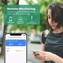 Load image into Gallery viewer, THIRDREALITY Smart Soil Moisture Sensor Gen2 3Pack,Zigbee hub Needed, nhanced Signal Stability,Capacitive Moisture Monitoring,Garden Planting, Compatible with Hubitat,SmartThings,Home Assistant,Homey_247
