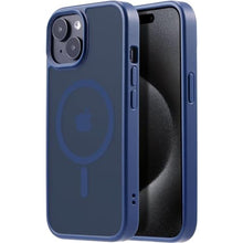 Load image into Gallery viewer, Tigowos for iPhone 15 Plus&amp;iPhone 14 Plus Phone Case Fits MagSafe 10FT Drop Resistant Matte Skin Feeling Back Cover for iPhone 15 Plus&amp;iPhone 14 Plus CaseDeep Blue_1
