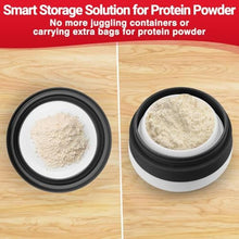 Load image into Gallery viewer, Tilcore Protein Shaker Bottle Collapsible - Food-Grade, Leakproof Lid 600mL/20oz Shaker - Reusable Silicone Shaker Cups for Protein Shakes for Gym-goers &amp; Travelers, Black_1386
