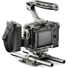 Load image into Gallery viewer, Tilta Camera Cage Pro Kit for FX3, FX3A, FX30 V2 | Top Plate NATO Rail, Cold Shoe, 1/4"-20 and 3/8"-16 | Includes Cage, Top Handle, Side Handle, Baseplate | Titanium Gray, TitaniumGray_7505
