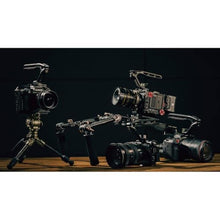 Load image into Gallery viewer, Tilta Xeno Top Handle for Filmmakers &amp; Cameras- Black | Aluminum Alloy and Silicone Build | 1/4-20 Threads w/Locating Points | Safety Release Pin | Comfortable Handling (1/4"-20 w/Locating Pins)_7918
