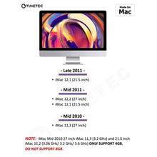 Load image into Gallery viewer, Timetec 16GB KIT(2x8GB) Compatible for Apple DDR3 1333MHz PC3-10600 CL9 for Mac Book Pro (Early/Late 2011 13/15/17 inch), iMac(Mid 2010, Mid/Late 2011 21.5/27 inch), Mac Mini(Mid 2011) MAC RAM Upgrade, Green_8135
