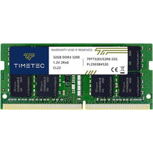 Load image into Gallery viewer, Timetec Hynix IC 32GB DDR4 3200MHz PC4-25600 Unbuffered ECC UDIMM 1.2V CL22 2Rx8 Dual Rank 260 Pin SODIMM Memory RAM Module Upgrade (32GB)_1
