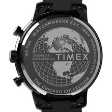 Load image into Gallery viewer, Timex Men's Chicago Chronograph 45mm Watch - Black Bracelet Black Dial Black Case_7211
