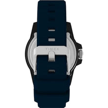 Load image into Gallery viewer, Timex Men's Diver 42mm Watch - Blue Strap Black Dial Black Case, BlueBlackBlack_7215
