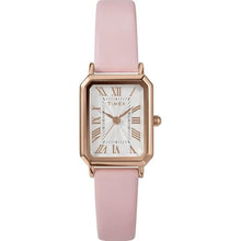 Load image into Gallery viewer, Timex Women's Dress 21mm Watch - Pink Strap White Dial Rose Gold-Tone Case, PinkRoseGoldToneWhite_1

