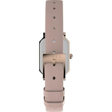 Load image into Gallery viewer, Timex Women's Dress 21mm Watch - Pink Strap White Dial Rose Gold-Tone Case, PinkRoseGoldToneWhite_7181
