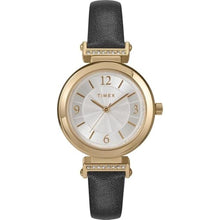 Load image into Gallery viewer, Timex Women's Main Street 31mm Watch - Black Strap Silver Dial Gold-Tone Case, BlackGoldToneSilver_1
