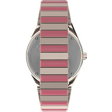 Load image into Gallery viewer, Timex Women's Q 36mm Watch - Two-Tone Expansion Band Pink Dial Rose Gold-Tone Case, TwoTonePinkRoseGoldTone_7147
