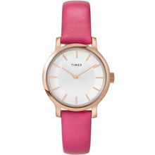 Load image into Gallery viewer, Timex Women's Transcend 31mm Watch - Pink Strap Silver-Tone Dial Rose Gold-Tone Case, PinkSilverToneRoseGoldTone_1
