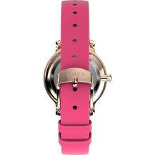 Load image into Gallery viewer, Timex Women's Transcend 31mm Watch - Pink Strap Silver-Tone Dial Rose Gold-Tone Case, PinkSilverToneRoseGoldTone_7166
