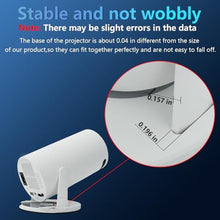 Load image into Gallery viewer, Tjweiqing HY300PRO Mini Projector Ceiling Mount Compatible with HY300 PRO Portable 4k Projector Round Ceiling_7
