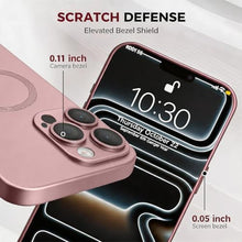 Load image into Gallery viewer, TKJSQ Magnetic Case for iPhone 15, Luxury Soft Matte Metallic Luster, Built-in Camera Lens Protector, Slim Lightweight Shockproof Phone Cover, Pink_716
