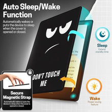 Load image into Gallery viewer, TNP Case for 6" All-New Kindle 2024 &amp; 2022 Release 11th Generation Cover - Slim, Lightweight, Smart, Protective Flip Case with Auto Sleep and Wake for 6-Inch Amazon Kindle E-Book Reader, Don't Touch, DontTouch_1246
