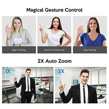Load image into Gallery viewer, TOALLIN AI Auto-Tracking 2K Webcam, AI Gesture-Control Auto Framing Webcam with Microphone, 2X Zoom USB Webcam for Live Streaming, Video Conferencing and Online Class, Compatible with Mac and PC_6911
