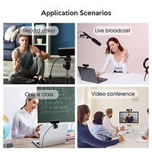 Load image into Gallery viewer, TOALLIN AI Auto-Tracking 2K Webcam, AI Gesture-Control Auto Framing Webcam with Microphone, 2X Zoom USB Webcam for Live Streaming, Video Conferencing and Online Class, Compatible with Mac and PC_6913

