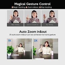Load image into Gallery viewer, TOALLIN GC80 4K Auto Tracking Webcam, AI Tracking by Gesture Control, Streaming Webcam with Dual Microphones, Image Stabilization, PTZ Web Camera for Online Video Calls_6708
