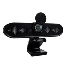 Load image into Gallery viewer, TOALLIN UHD 4K Webcam with 4 Microphones and Dual Speakers, All-in-One Video Conference Webcam with Privacy Cover, Wide Angle View USB Webcam for Streaming, Teaching and Video Calls, Black_1
