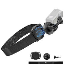 Load image into Gallery viewer, Tomat Osmo Action 5 Pro Head Strap Holder Mount for DJI Osmo Action 5 Pro, Magnetic Headband Travel VLOG/POV Accessories Compatible for Insta360 X4/Go 3S for GoPro Hero 13/12_1
