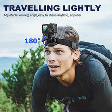 Load image into Gallery viewer, Tomat Osmo Action 5 Pro Head Strap Holder Mount for DJI Osmo Action 5 Pro, Magnetic Headband Travel VLOG/POV Accessories Compatible for Insta360 X4/Go 3S for GoPro Hero 13/12_784
