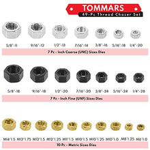 Load image into Gallery viewer, TOMMARS 49-Piece Thread Chaser Set for UNC, UNF and Metric Threads_6934
