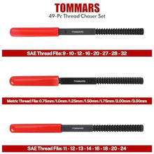 Load image into Gallery viewer, TOMMARS 49-Piece Thread Chaser Set for UNC, UNF and Metric Threads_6936
