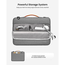 Load image into Gallery viewer, tomtoc 360 Protective Laptop Shoulder Bag for 13-inch MacBook Air M5/A3449(2026), M4/A3240, M3/A3113, M2/A2681, M1/A2337, Macbook Neo &amp; Pro M2/M1, Water-Resistant Laptop Accessory Carrying Case Sleeve, Gray_8448
