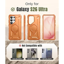 Load image into Gallery viewer, TONGATE for Samsung Galaxy S26 Ultra Case with 360 Magnetic Stand, Orange_622
