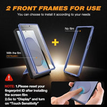 Load image into Gallery viewer, TONGATE Stand for Samsung Galaxy S25 Ultra Case,[Military Drop Protection] [2 Front Frames &amp; Slide Camera Cover] S25 Ultra Case with Screen Protector &amp; Belt Clip, Blue Purple_601
