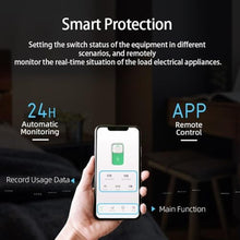 Load image into Gallery viewer, TONGOU DIY 1P+N Smart Wi-Fi Switch, Work with Alexa and Google Assistant for Voice Control, 16A with Energy Monitor, Smart Life/Tuya APP Remote Control, Timer Functions, DIN Rail Mounted,FCC Certified, White_1321
